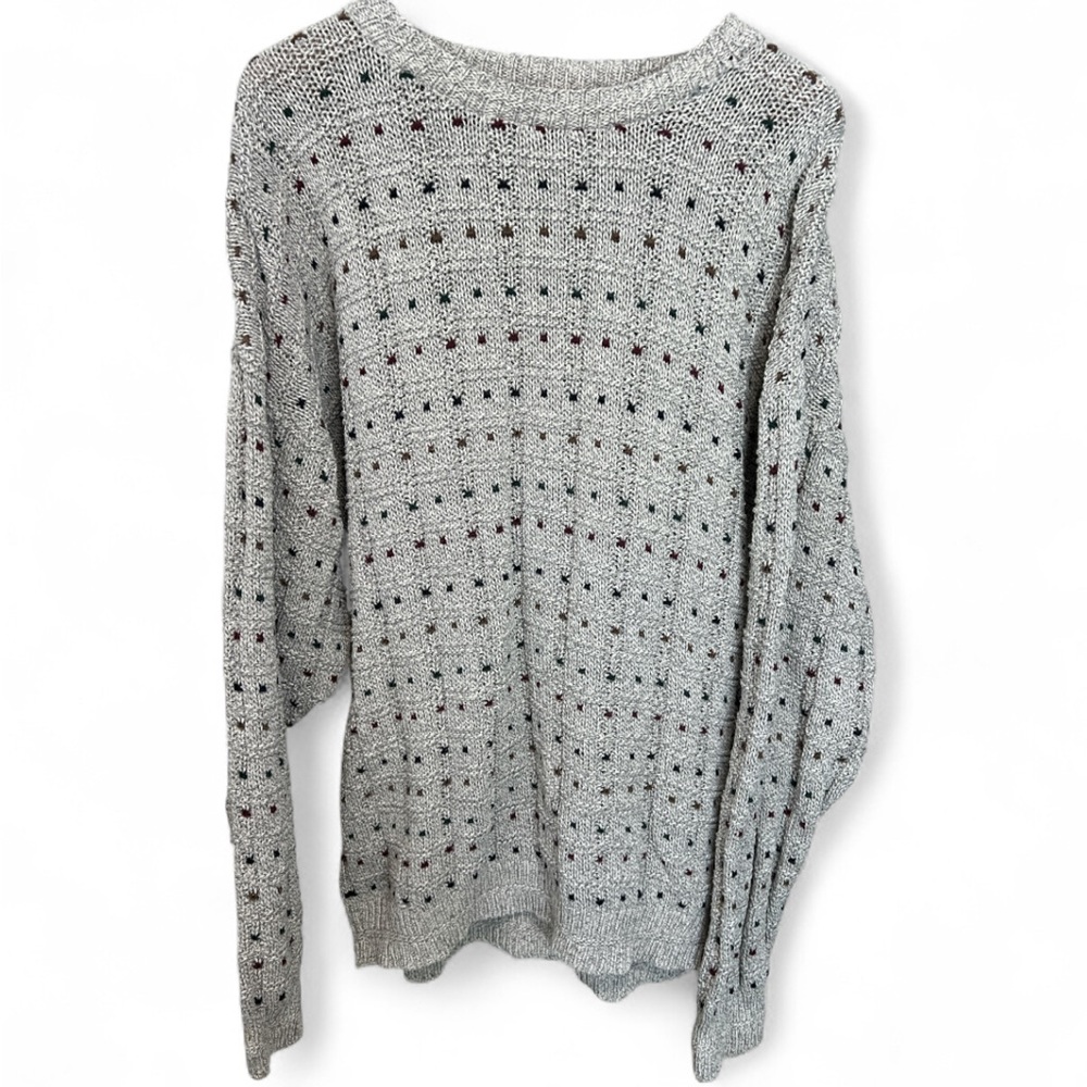 Cozy Gray Vintage Women's Crew Neck Sweater